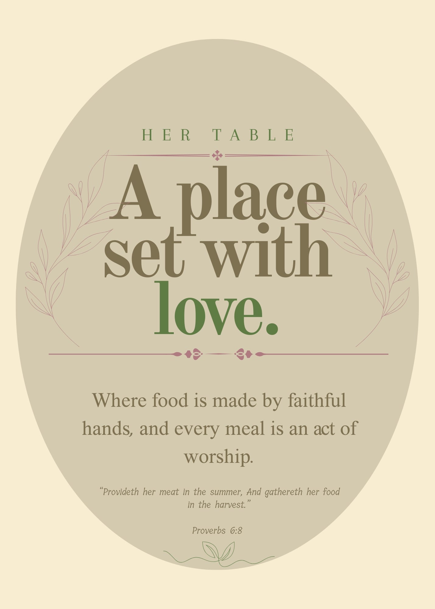 Her Table Printable Wall Art